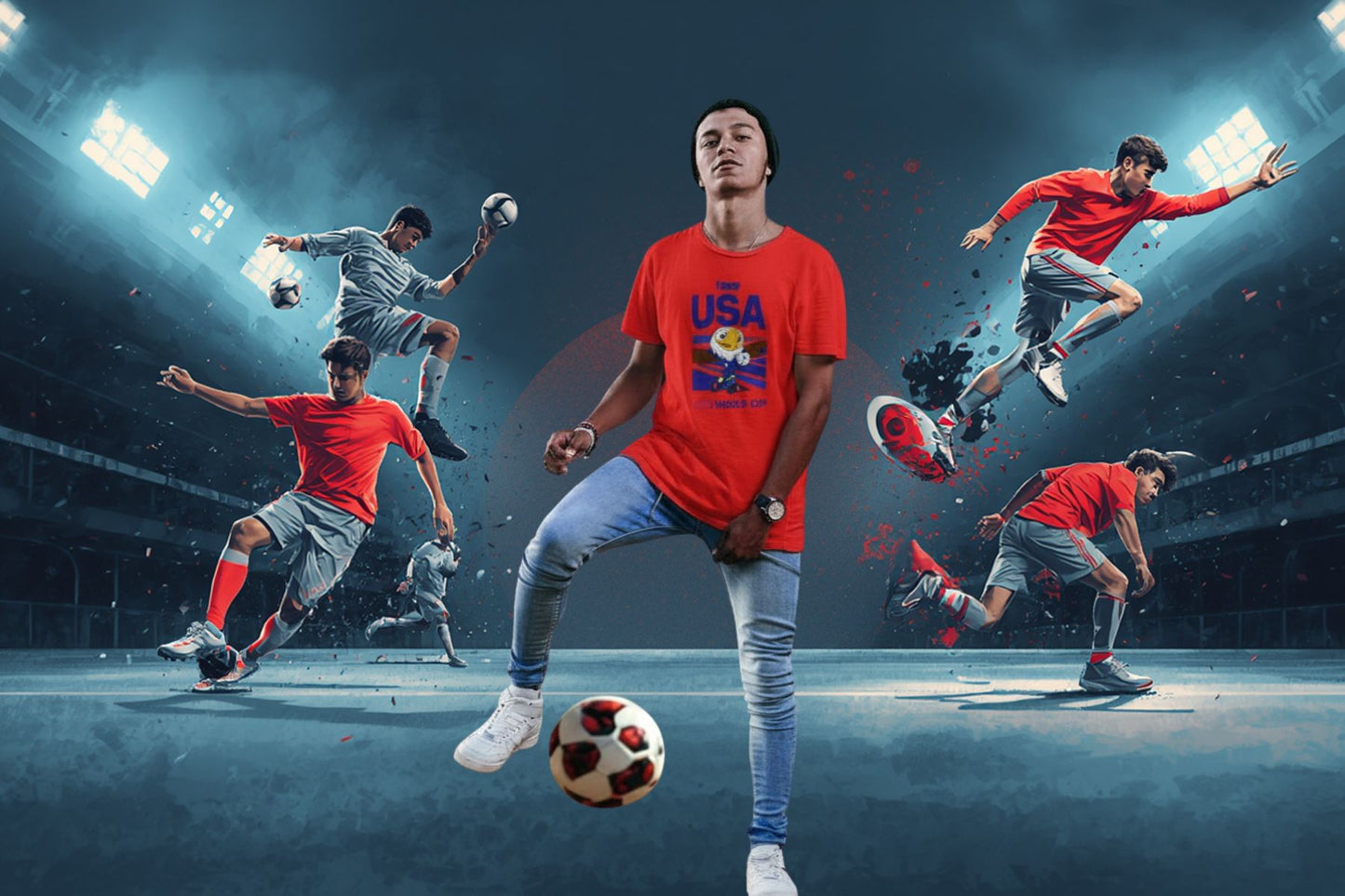 World Cup 2026 – USA Eagle Mascot Tee