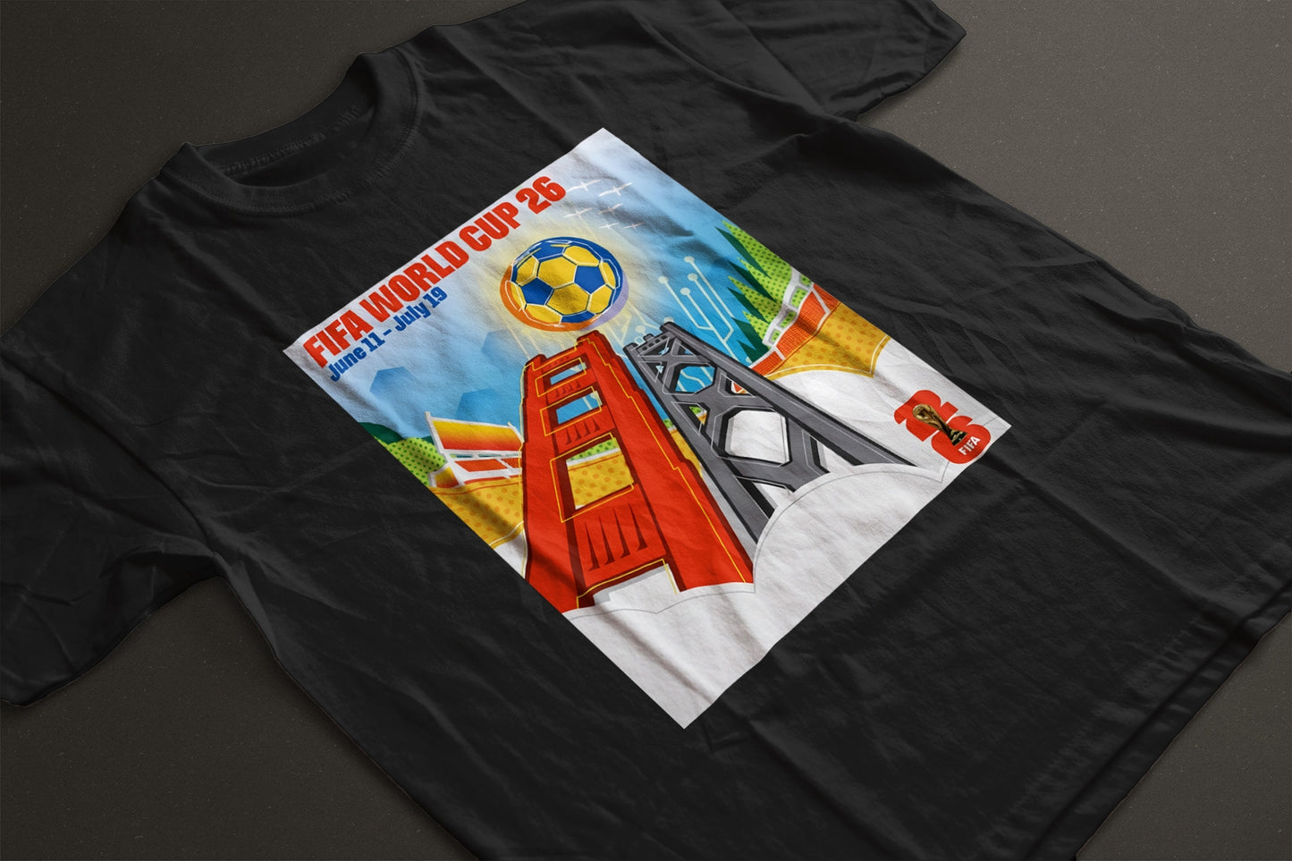 World Cup 26 – San Francisco Bridge Tee