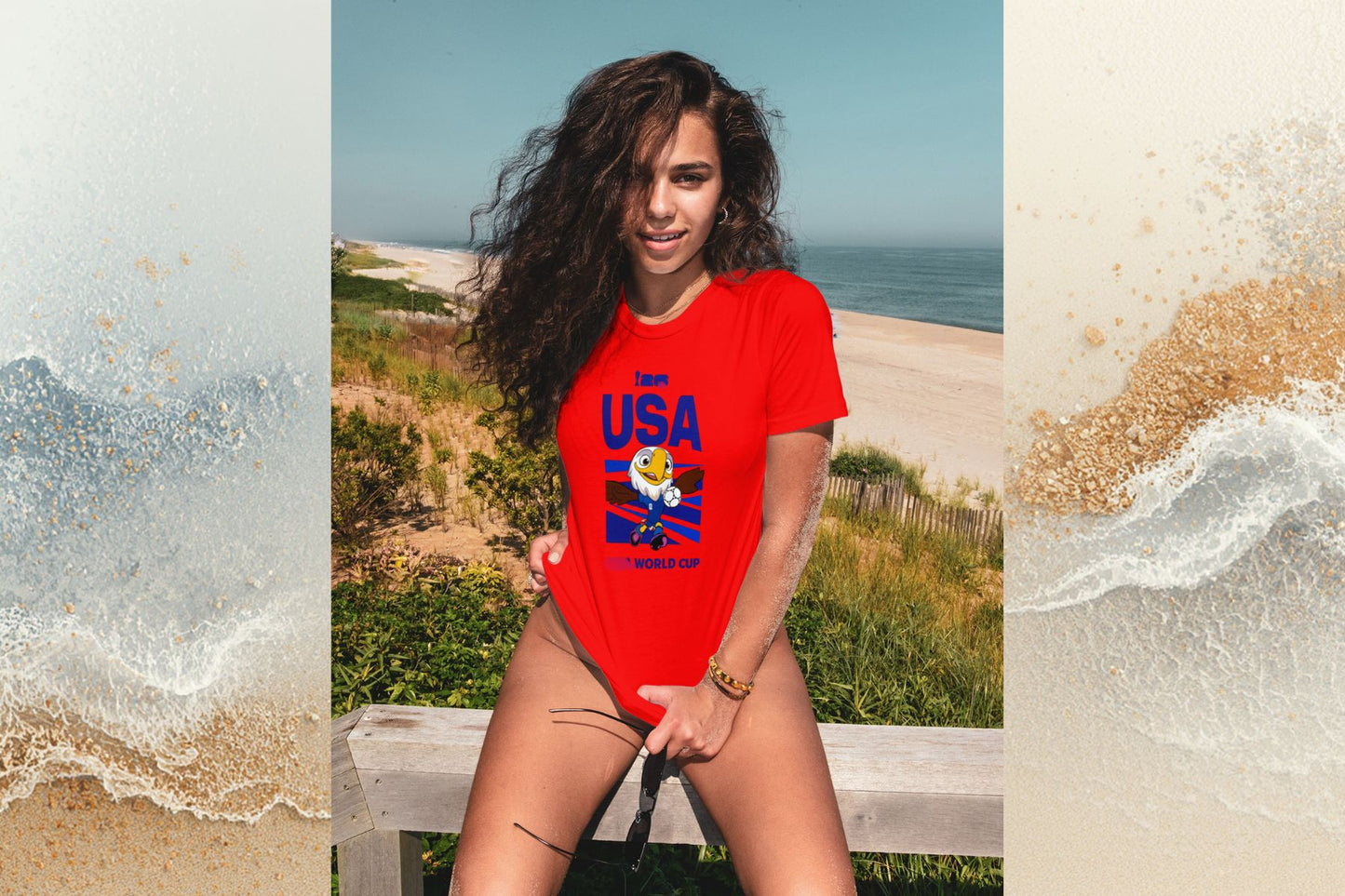World Cup 2026 – USA Eagle Mascot Tee