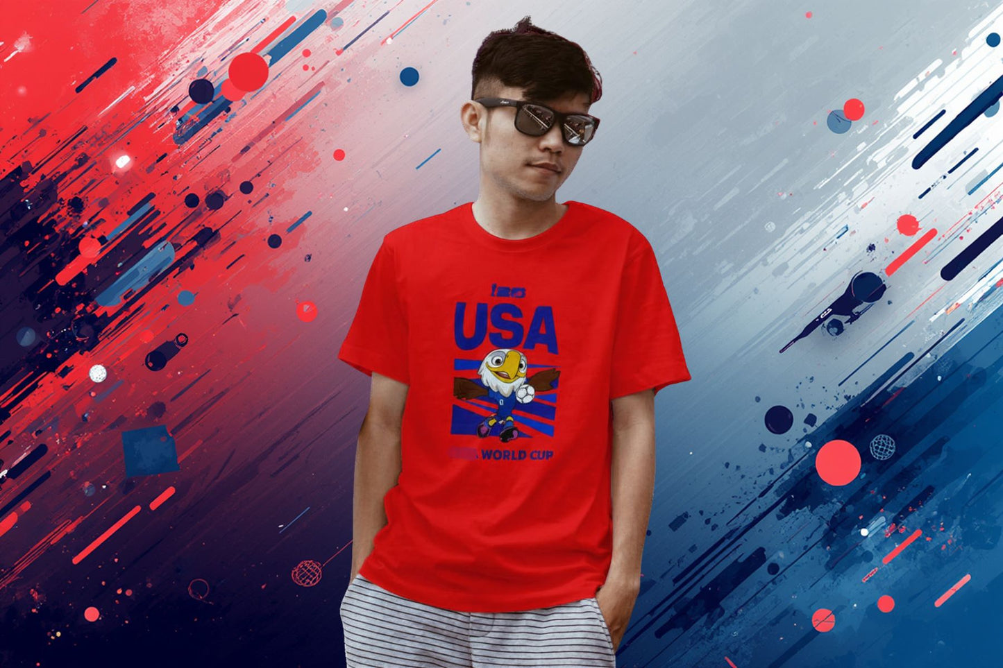 World Cup 2026 – USA Eagle Mascot Tee