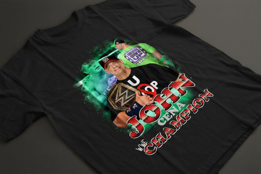 John Cena WWE Champion Vintage Bootleg T-Shirt